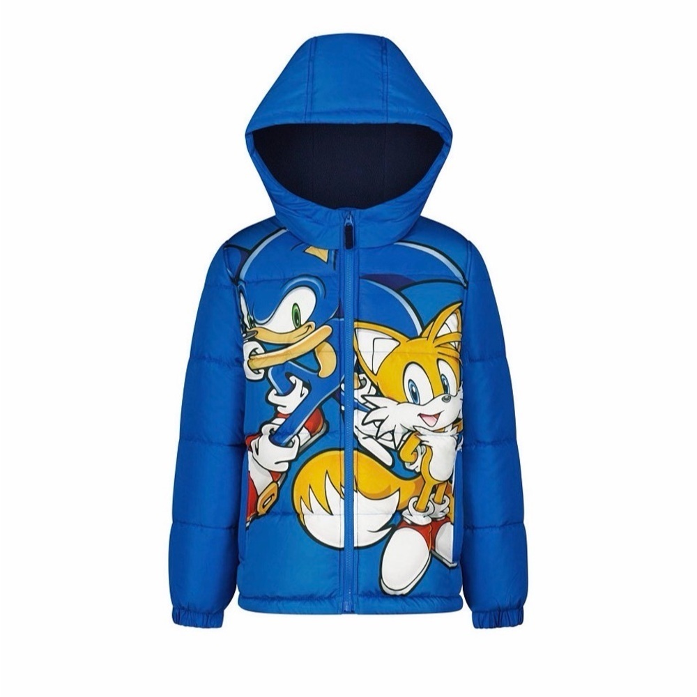 Sonic the Hedgehog Puffer Jacket Boy Toddler Jacket 18 mos NWT